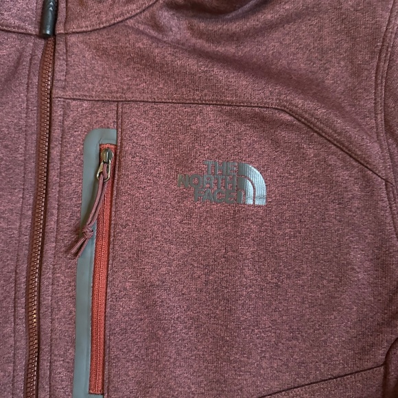The North Face Mens1/2 Zip Pullover Fleece Lined Maroon Large - Picture 2 of 4